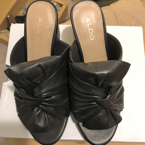 Aldo Leather Mules - Picture 1 of 2